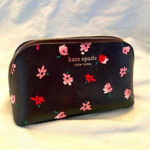 Kate Spade floral cosmetic bag